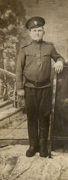 Portrait of I.M. Zonov, 1914. Creator: Unknown