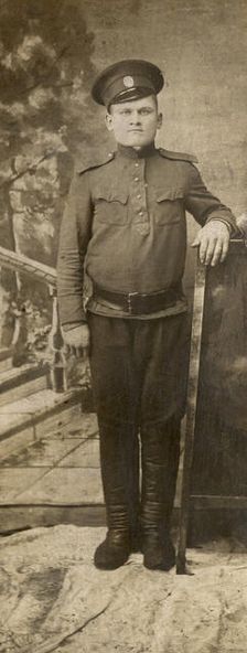 Portrait of I.M. Zonov, 1914. Creator: Unknown