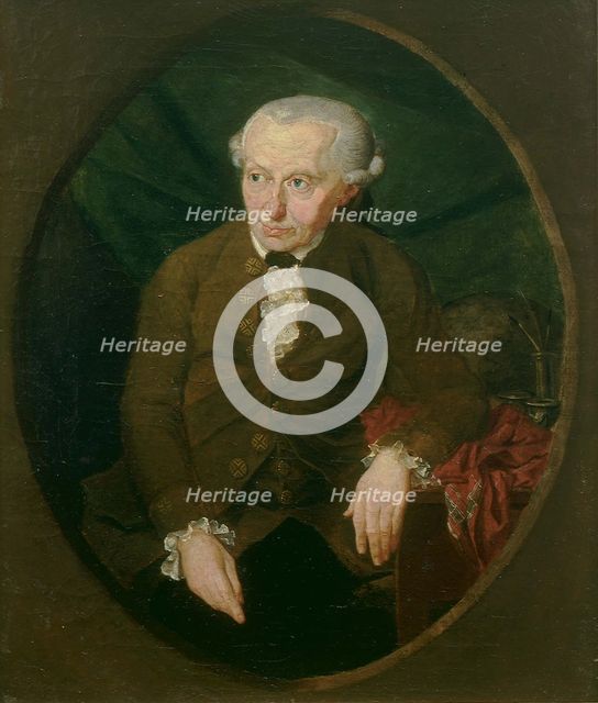 Portrait of Immanuel Kant (1724-1804), 1791. Artist: Doepler (Doebler), Gottlieb (1762-c. 1810)
