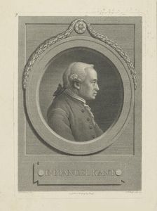 Portrait of Immanuel Kant (1724-1804), 1791. Creator: Bause, Johann Friedrich (1738-1814)