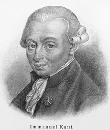 Portrait of Immanuel Kant (1724-1804). Artist: Anonymous