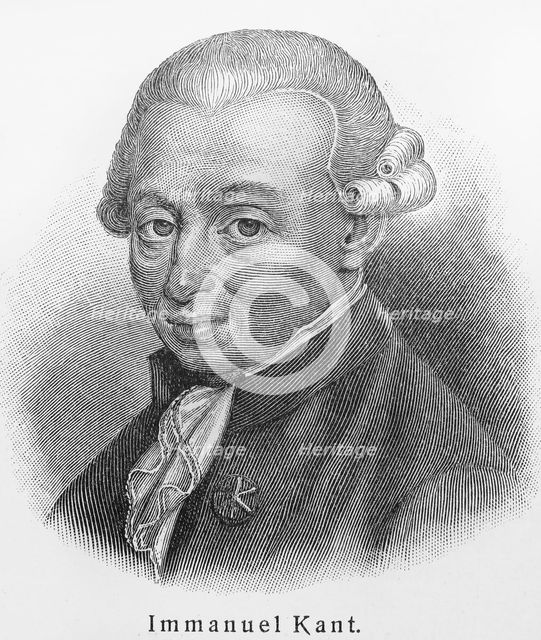 Portrait of Immanuel Kant (1724-1804). Artist: Anonymous  