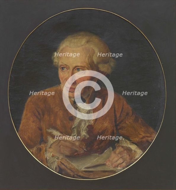 Portrait of Immanuel Kant (1724-1804), Early 19th century. Artist: Heydeck, Adolf von (1787-1856)