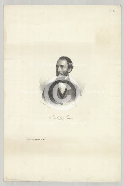 Portrait of Imre Székely (1823-1887), 1852.