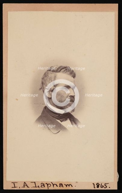Portrait of Increase Allen Lapham (1811-1875), February 1865. Creator: Hugo Broich.