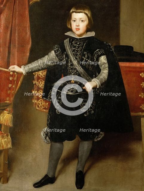 Portrait of Infant Balthasar Charles (1629-1646).