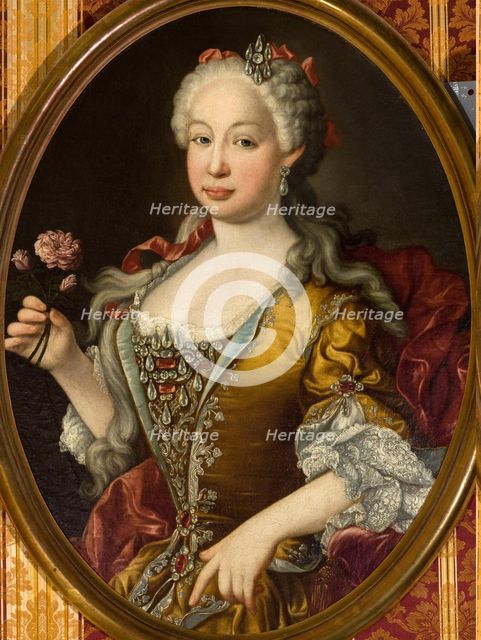 Portrait of Infanta Barbara of Portugal (1711-1758).