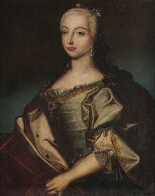Portrait of Infanta Barbara of Portugal (1711-1758), First third of 18th century. Creator: Anonymous