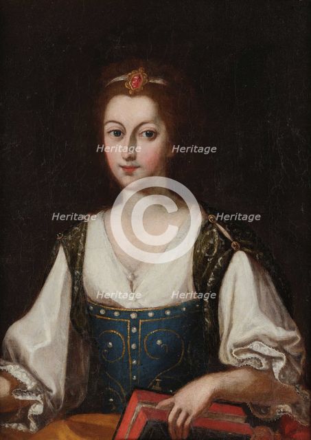 Portrait of Infanta Isabel Luísa Josefa of Portugal (1669-1690). Creator: Óbidos, Josefa de (1630-1684).
