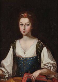 Portrait of Infanta Isabel Luísa Josefa of Portugal (1669-1690). Creator: Óbidos, Josefa de (1630-1684)