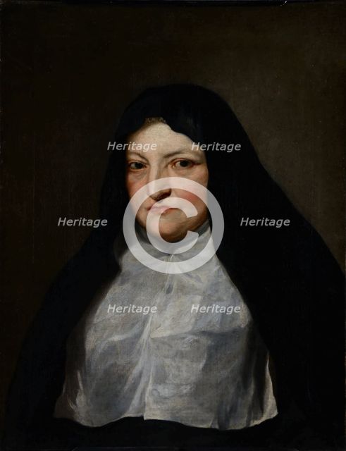 Portrait of Infanta Isabella Clara Eugenia of Spain (1566-1633) as a nun, c1628. Creator: Dyck, Sir Anthony van (1599-1641).