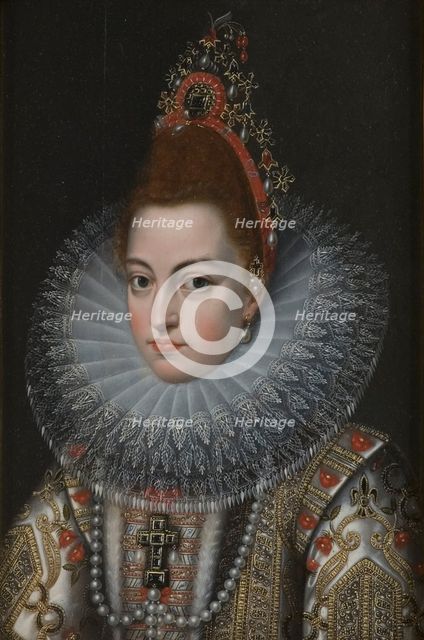 Portrait of Infanta Isabella Clara Eugenia of Spain (1566-1633), c. 1598.