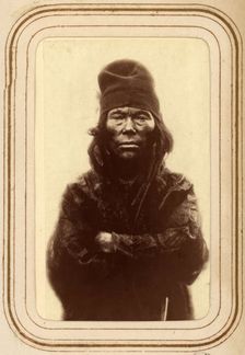 Portrait of Inga Amundsdotter, 76, Sjokksjokk, 1868. Creator: Lotten von Duben