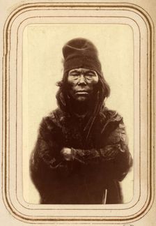 Portrait of Inga Amundsdotter, 76, Sjokksjokk, 1868. Creator: Lotten von Duben