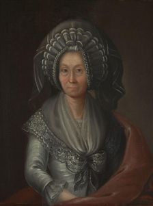 Portrait of Ingeborg Turine Wang, b. Rogstad, probably 1791. Creator: Peder Pedersen Aadnes