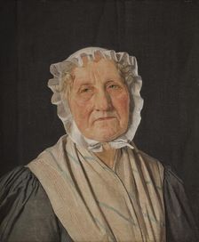 Portrait of Inger Margrethe Hoyen, née Schroder, the Mother of the Art Historian N.L. Hoyen, 1832. Creator: Christen Købke