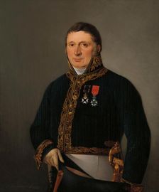 Portrait of Inspector-General A.F. Goudriaan, 1829. Creator: Izaak Schouman