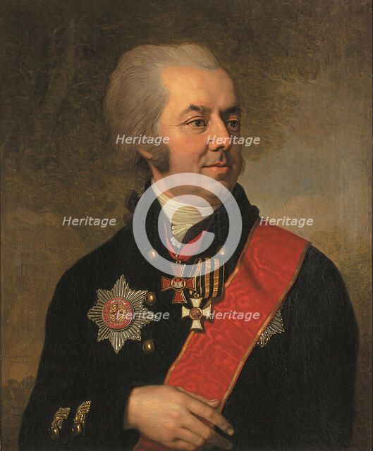 Portrait of Ioasaph Arbenev, 1799. Artist: Borovikovsky, Vladimir Lukich (1757-1825)