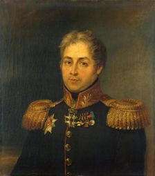 Portrait of Iosif K. Sokolovsky (1763 - after 1836), 1823. Creator: Workshop of George Dawe