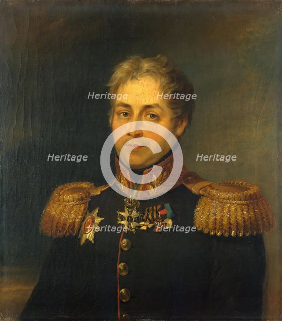 Portrait of Iosif K. Sokolovsky (1763 - after 1836), 1823. Creator: Workshop of George Dawe.