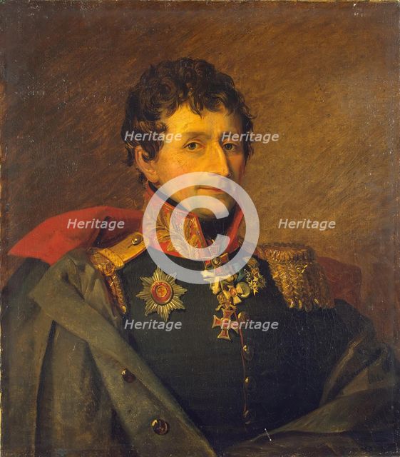 Portrait of Iosif N. (Gabriel) Gallatte (1760 - after 1849), 1822. Creators: George Dawe, Workshop of George Dawe.