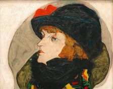 Portrait of Ida Roessler , 1912. Creator: Schiele, Egon (1890-1918)