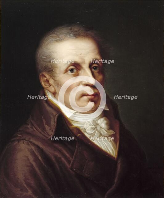 Portrait of Ignace Vanlerberghe (1758-1819), banker and army supplier, 1819. Creator: Guillaume-Désiré-Joseph Decamps.