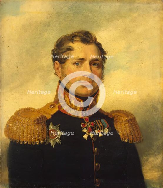 Portrait of Ignaty P. Rossiy (1765-1814), 1824. Creator: Workshop of George Dawe.