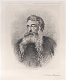 Portrait of I.L. Ernst Meissonier, 1884. Creator: Charles Courtry