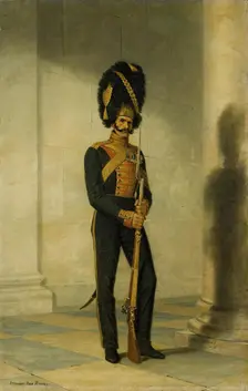 Portrait of Ilya Yamnik (1781-after 1833), 1828. Creator: George Dawe