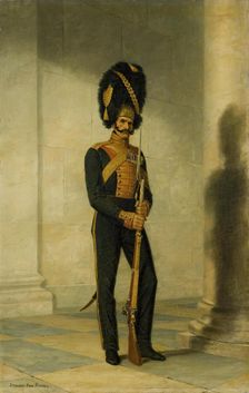 Portrait of Ilya Yamnik (1781-after 1833), 1828. Creator: George Dawe
