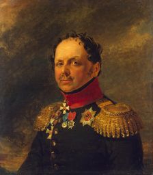 Portrait of Ilya I. Alexeyev (1772-1830), 1825. Creators: George Dawe, Workshop of George Dawe
