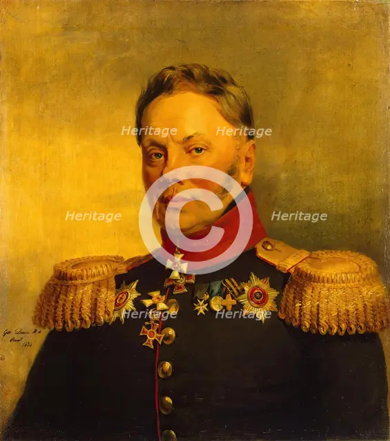 Portrait of Ilya M. Duka (1768-1830), 1824. Creator: George Dawe.