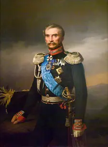 Portrait of Illarion Vasilyevich Vasilchikov, 1859. Creator: Georg von Bothmann