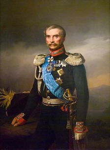 Portrait of Illarion Vasilyevich Vasilchikov, 1859. Creator: Georg von Bothmann