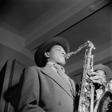 Portrait of Illinois Jacquet, New York, N.Y., ca. May 1947. Creator: William Paul Gottlieb
