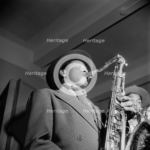 Portrait of Illinois Jacquet, New York, N.Y., ca. May 1947. Creator: William Paul Gottlieb.