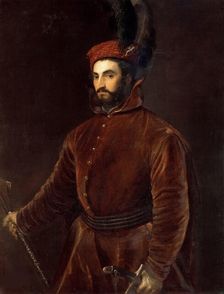 Portrait of Ippolito de Medici (1511-1535), ca 1533-1534. Creator: Titian (1488-1576)