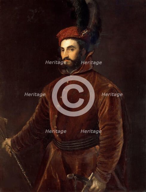 Portrait of Ippolito de' Medici (1511-1535), ca 1533-1534. Creator: Titian (1488-1576).