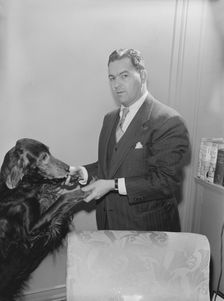 Portrait of Irving Kolodin, New York, N.Y., 1946. Creator: William Paul Gottlieb