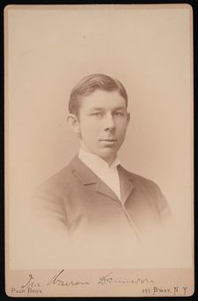 Portrait of Ira Warren Dennison, Between 1891 and 1893. Creator: Pach Bros