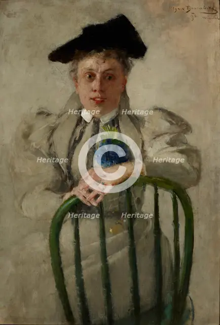 Portrait of Irena Zbigniewicz née Serda, 1896. Creator: Olga Boznanska.
