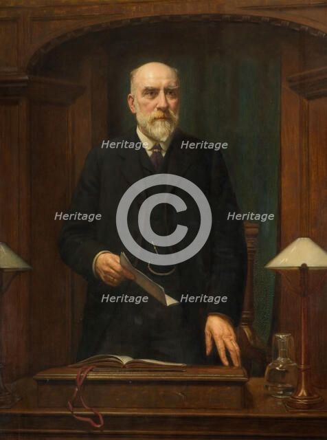 Portrait of Isaac Bradley, 1916. Creator: John Bernard Munns.