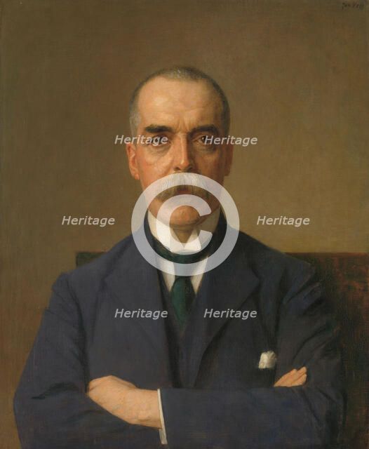 Portrait of Isaac de Bruijn (1872-1953), 1922.  Creator: Jan Veth.