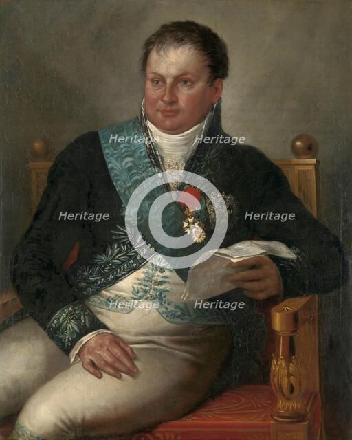 Portrait of Isaac Jan Alexander Gogel, c.1811-c.1813. Creator: Mathieu Van Brée.