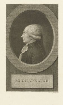 Portrait of Isaac René Guy le Chapelier (1754-1794) , 1790s