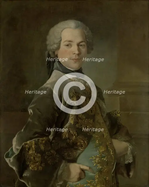 Portrait of Isaac van Rijneveld, 1738. Creator: Louis Tocque.