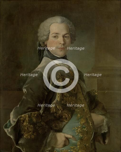 Portrait of Isaac van Rijneveld, 1738. Creator: Louis Tocque.