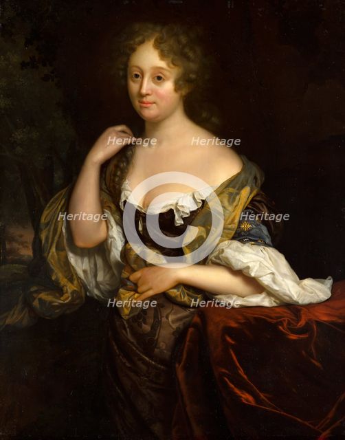 Portrait of Isabella Agneta Deutz (1658- 1694/96). Creator: Godfried Schalcken.