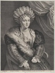 Portrait of Isabella d'Este, 1620-30. Creator: Lucas Vorsterman
